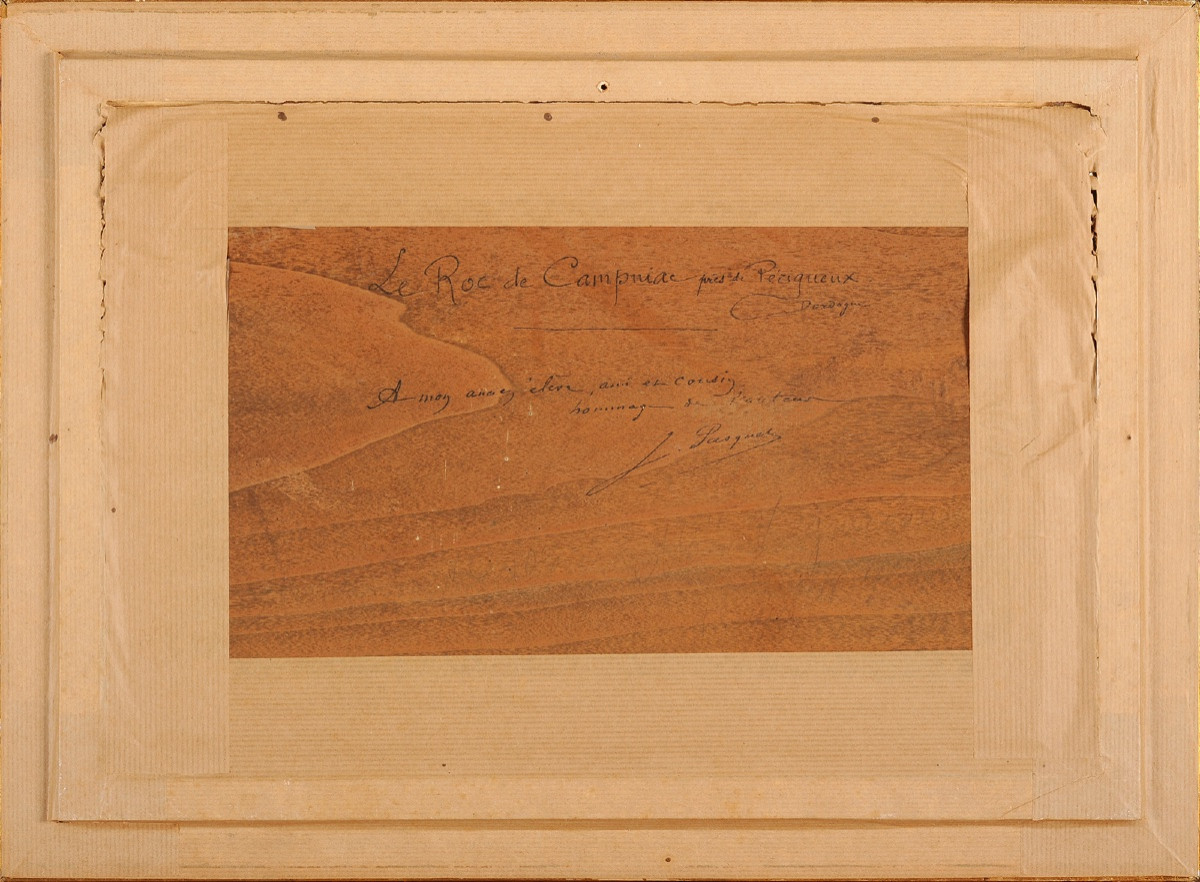 Jean-georges Pasquet (1851-1936) The Rock Of Campniac Périgueux-photo-1