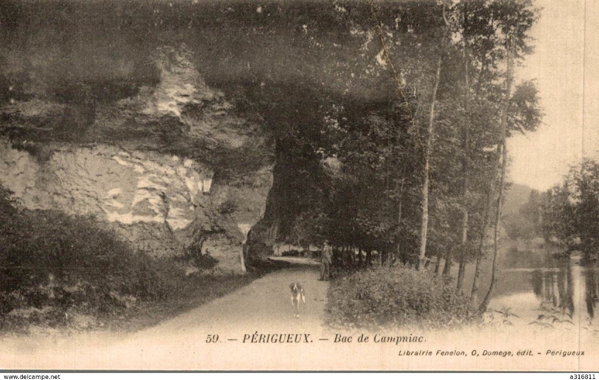 Jean-georges Pasquet (1851-1936) The Rock Of Campniac Périgueux-photo-3