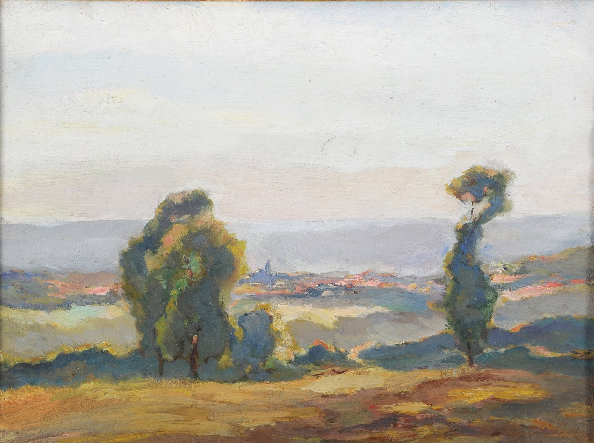 Georges Darnet (1859-1936) Heights Of Périgueux Dordogne-photo-2