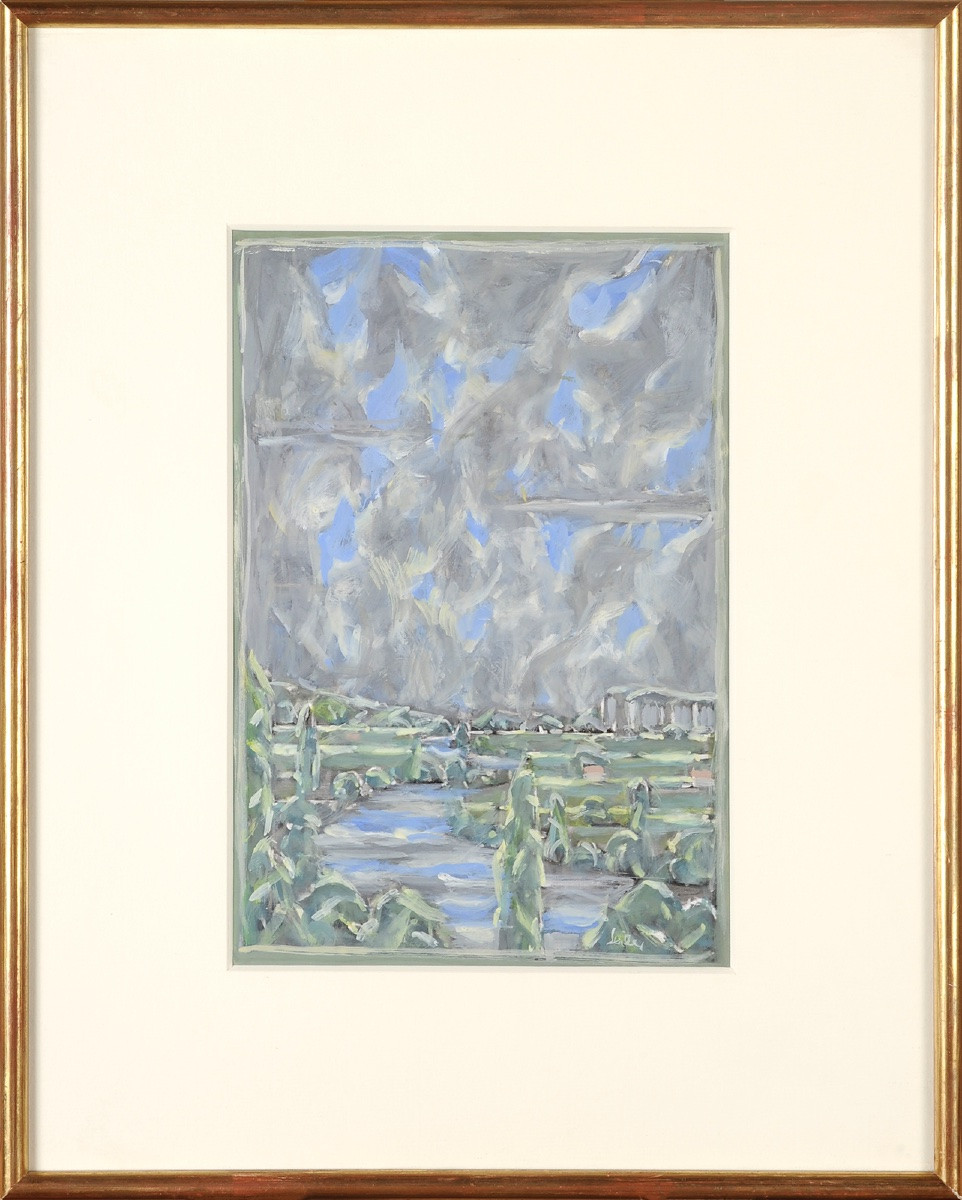 Hans Seiler (1907-1986) The Dordogne From Domme To La Roque Gageac-photo-2