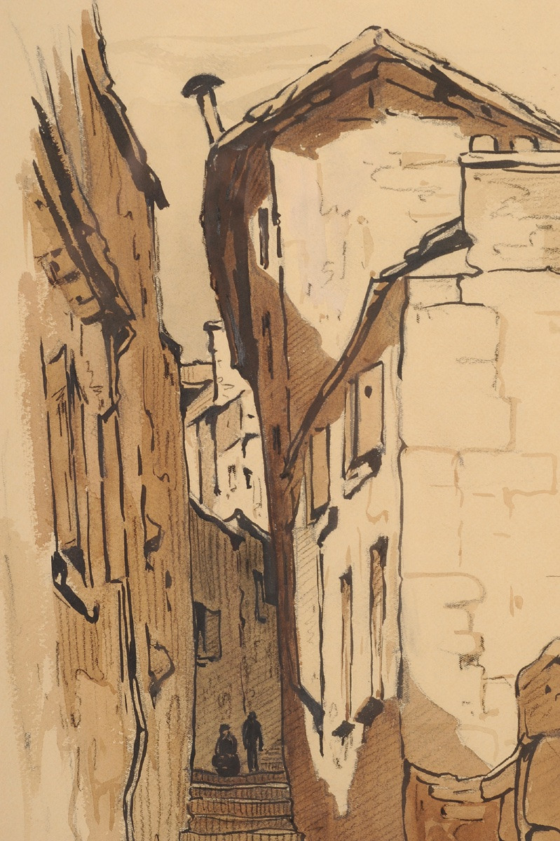 Paul Roblin (1883-1954) Impasse Jasmin In Périgueux Dordogne-photo-3
