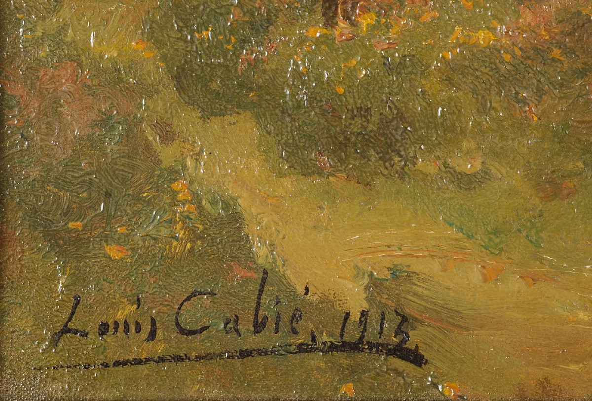 Louis Cabié (1853-1939) Landscape Of The Heights Of Eymoutiers Haute-vienne-photo-4