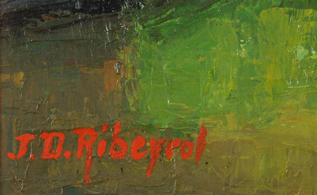 Jean-daniel Ribeyrol (1918-2005) Farm In Meyrals-photo-3