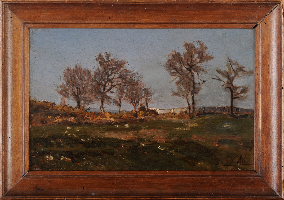 Louis Cabié (1853-1939) Nuit tombante à Saint Georges de Didonne Charente Royan