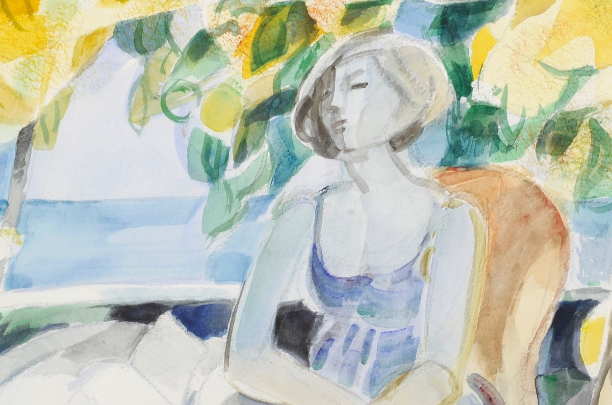 Jean Cluseau-lanauve (1914-1997) Rest In The Garden-photo-4