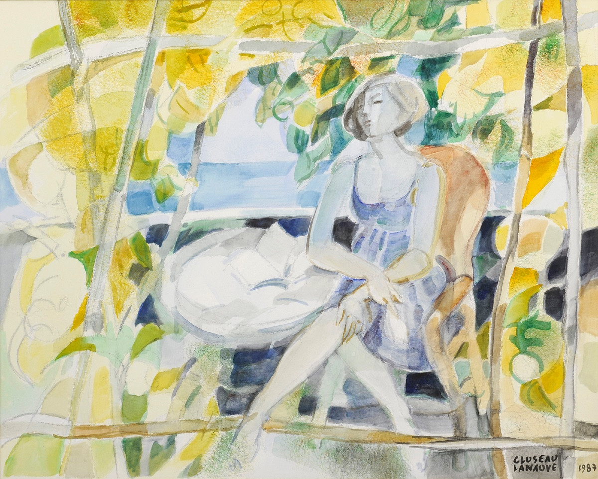 Jean Cluseau-lanauve (1914-1997) Rest In The Garden