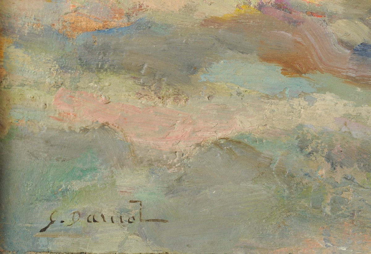 Georges Darnet (1859-1936) Paysage de Corrèze Monédières Égletons-photo-3