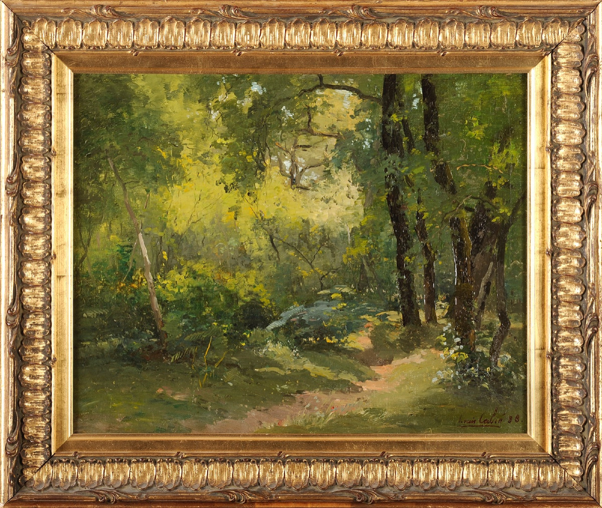 Louis Cabié (1853-1939) Undergrowth Forest
