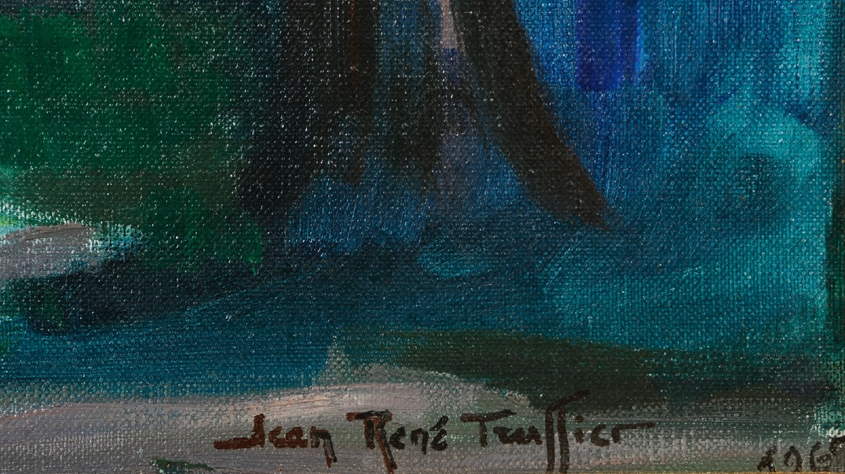 Jean-René Truffier (1905-1982) Les grands arbres, Nontron Dordogne-photo-4