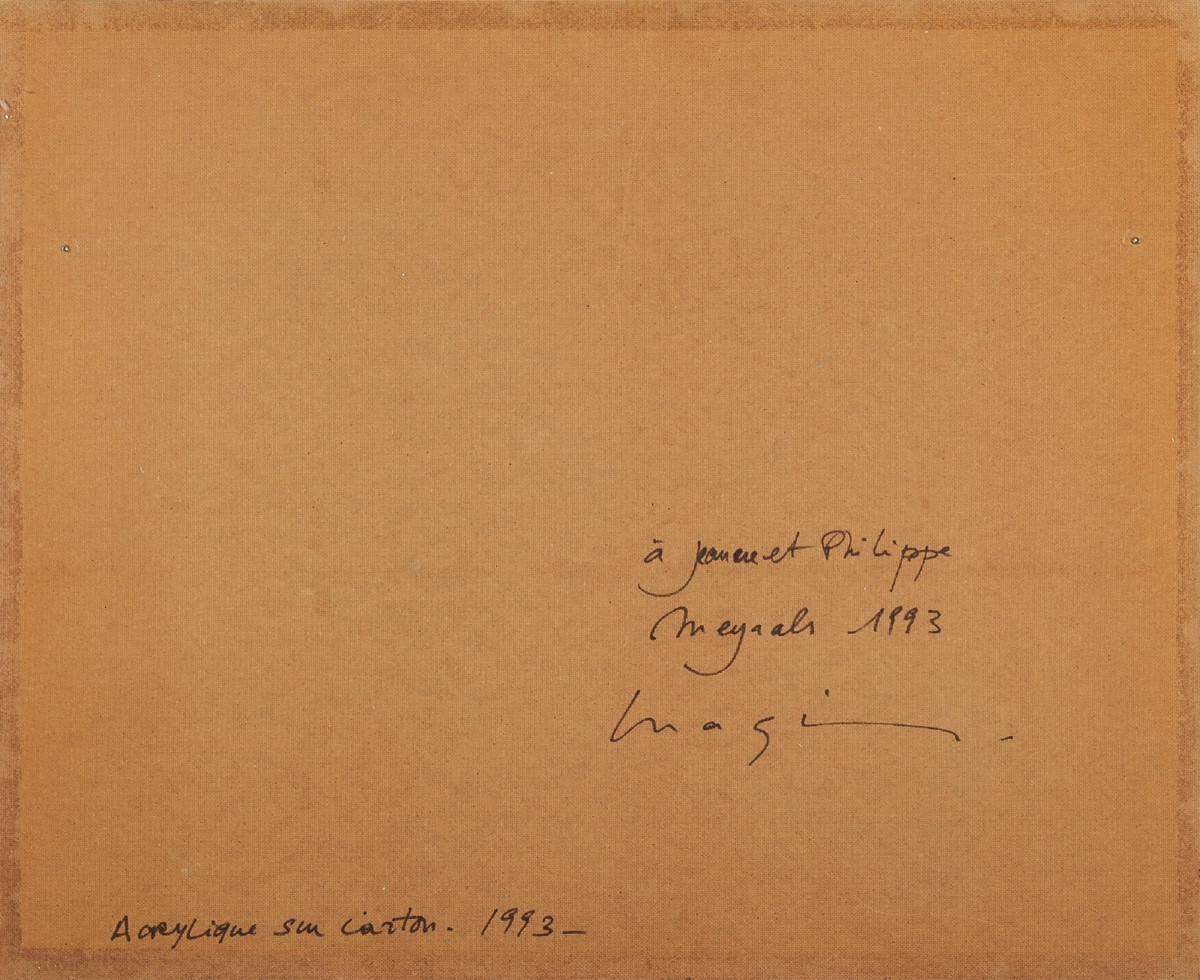 Pascal Magis (1955-2011) Untitled Abstract Meyrals-photo-4