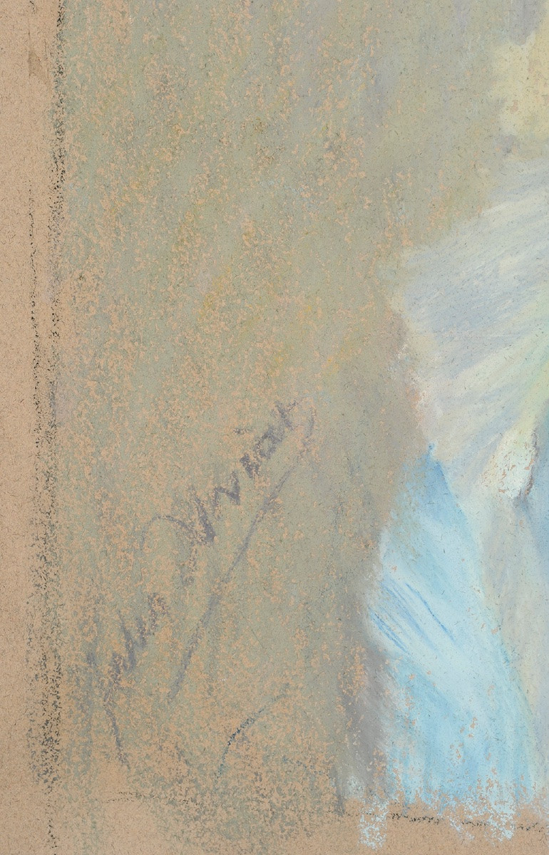 Jules Aviat (1844-1931) Portrait Of A Pastel Couple Périgueux Bordeaux-photo-1