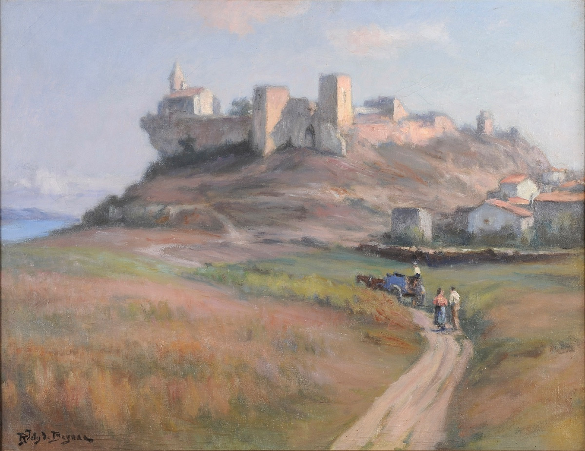 René Joly de Beynac (1876-1978) Vue de Fos-sur-Mer Provence Bouches-du-Rhône-photo-2