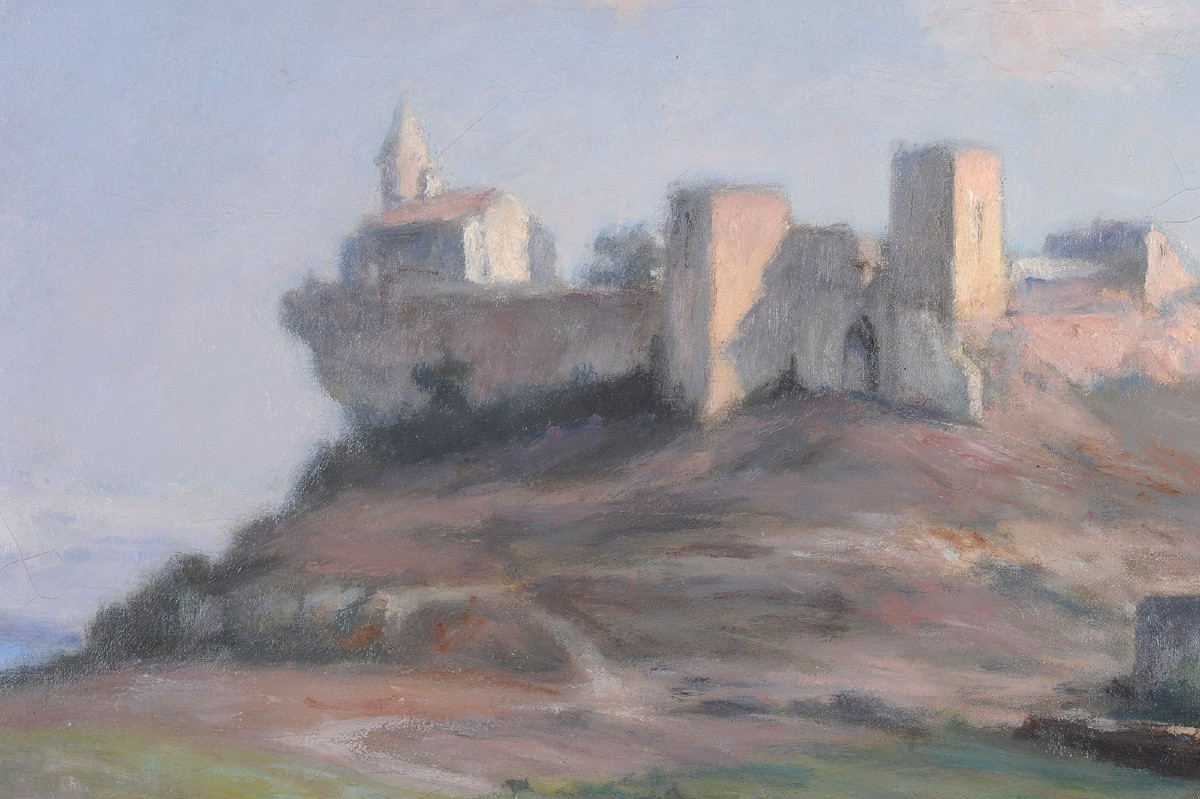 René Joly de Beynac (1876-1978) Vue de Fos-sur-Mer Provence Bouches-du-Rhône-photo-3