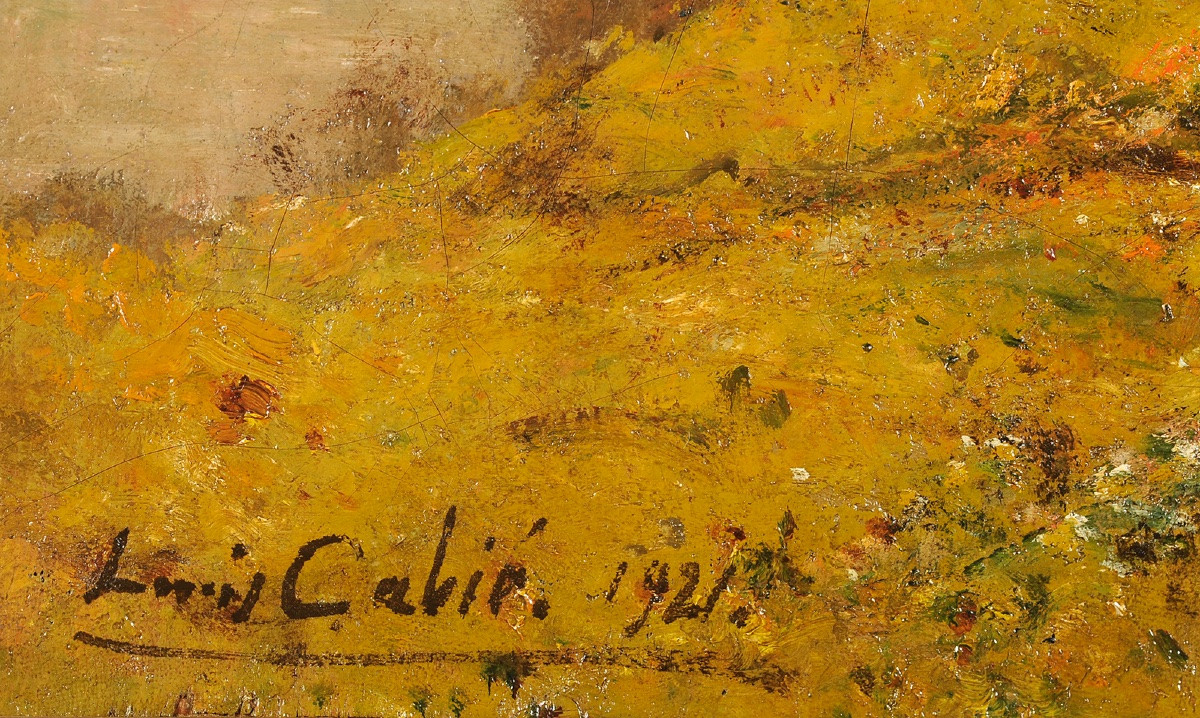 Louis Cabié (1853-1939) The Vézère River In Autumn At Saint Circq Du Bugue-photo-2