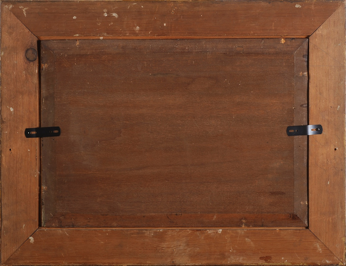 Louis Cabié (1853-1939) Sous-bois d’automne près de Cognac Charente-photo-2