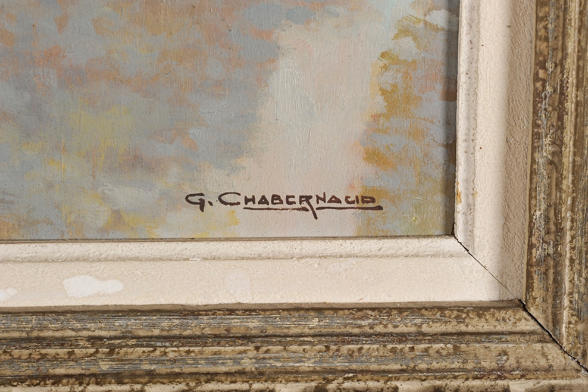 Gaston Chabernaud (1887-1962) l'Auvézère At Ségur Le Château In Corrèze-photo-4