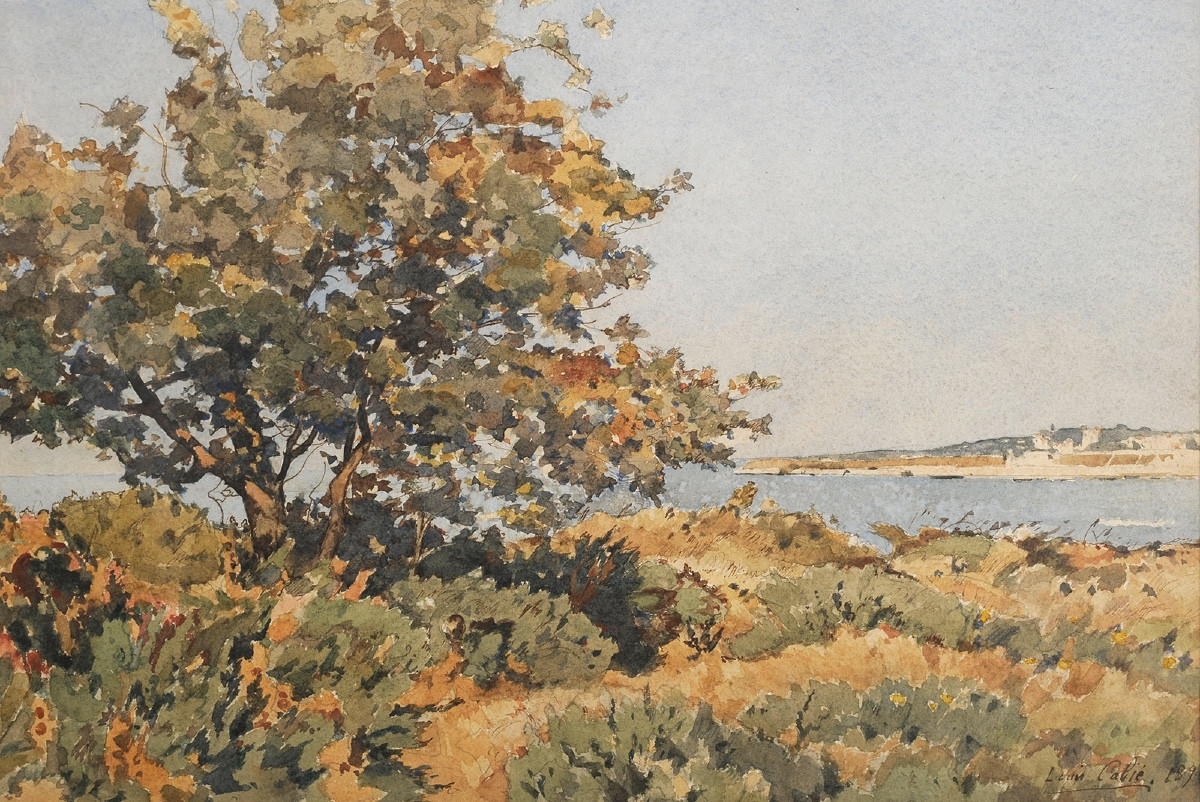 Louis Cabié (1853-1939) Royan Seen From Saint Georges De Didonne-photo-3