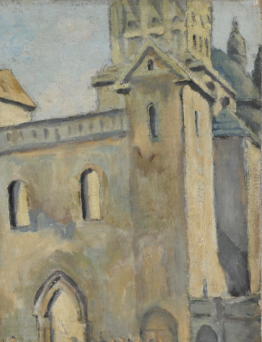 Georges Burger (1902-1983) Toussaint sur la Clautre à Périgueux Dordogne-photo-2