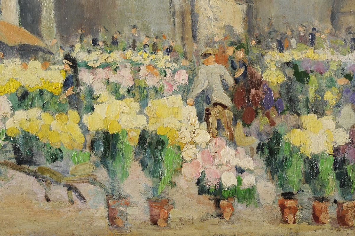 Georges Burger (1902-1983) Toussaint sur la Clautre à Périgueux Dordogne-photo-3