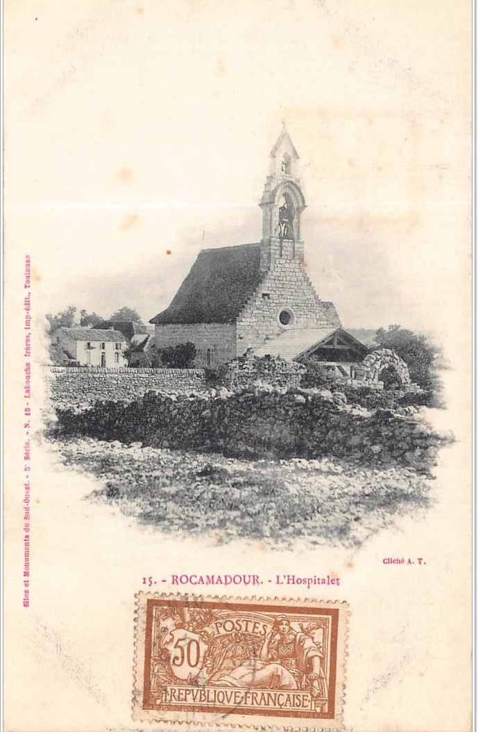 Marthe Debes (1893-1967) l'Hospitalet In Rocamadour-photo-3