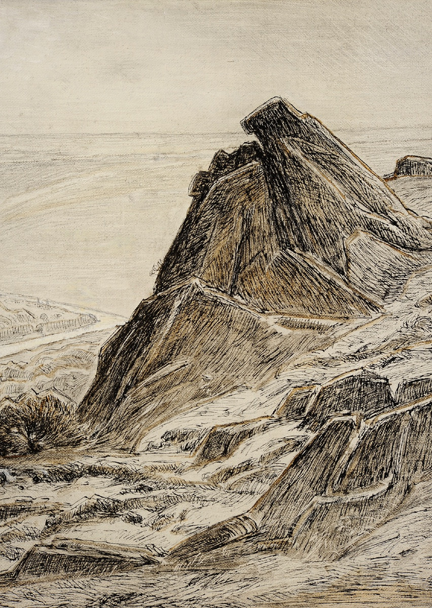 William Didier-pouget (1864-1959) Rocher En Corrèze-photo-3