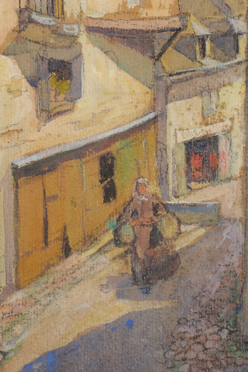 Robert Dessales-quentin (1885-1958) Terrasson, Rue Margontier-photo-3
