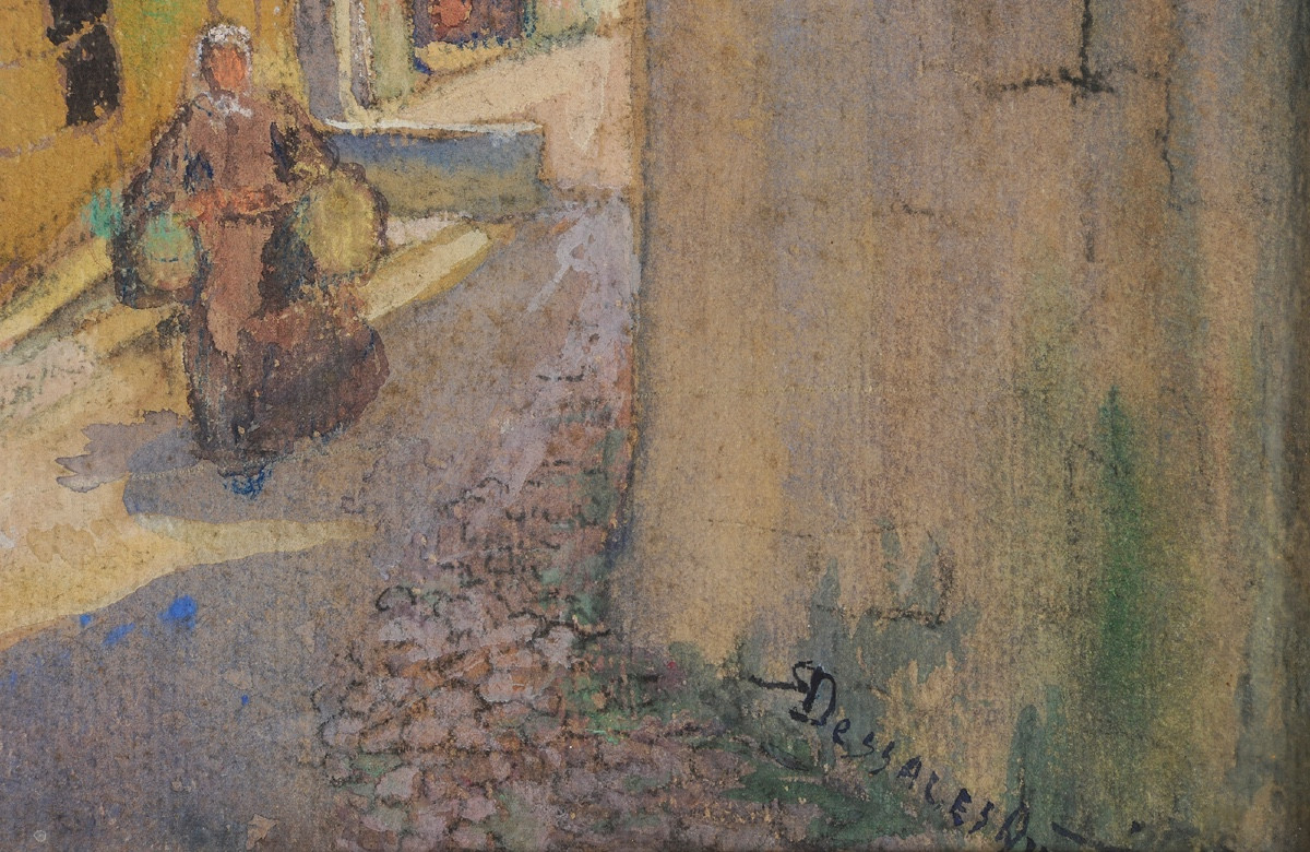 Robert Dessales-quentin (1885-1958) Terrasson, Rue Margontier-photo-4
