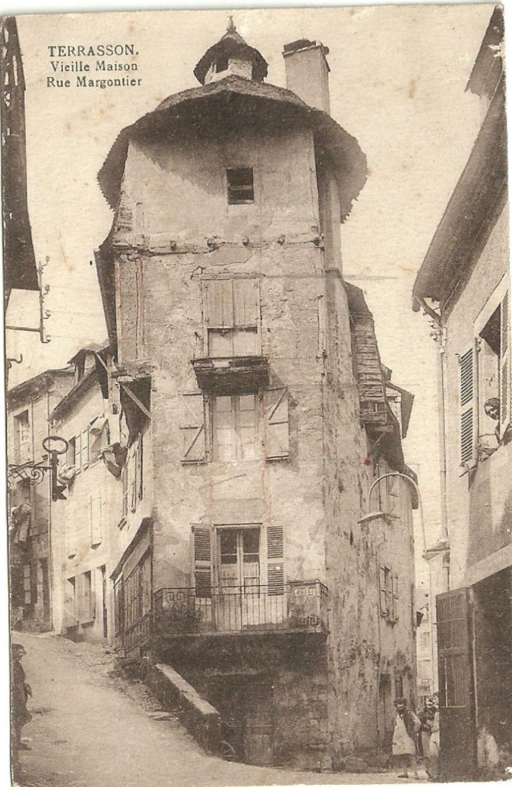 Robert Dessales-quentin (1885-1958) Terrasson, Rue Margontier-photo-2