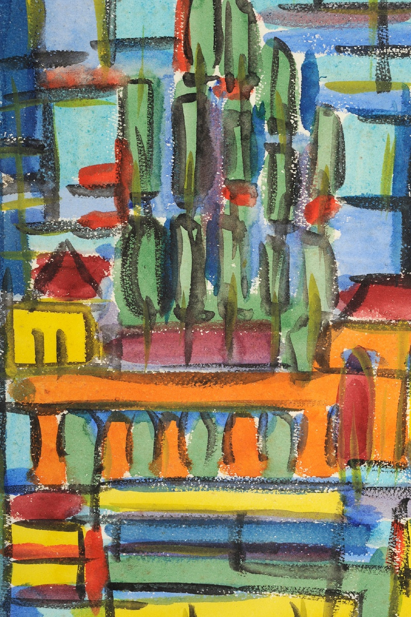 Marcel Loth (1919-2009) Triptych 1959-photo-4