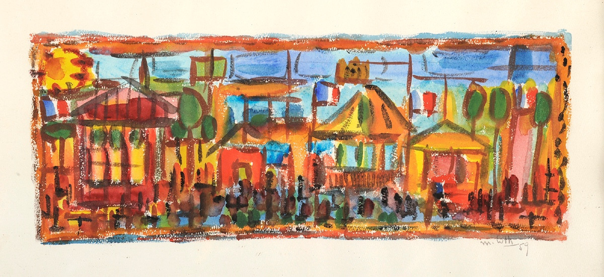 Marcel Loth (1919-2009) Triptych 1959-photo-7