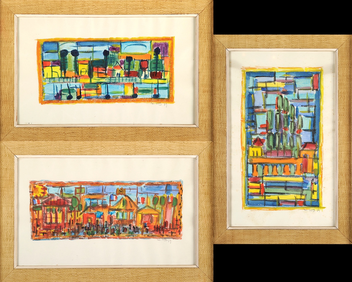 Marcel Loth (1919-2009) Triptych 1959