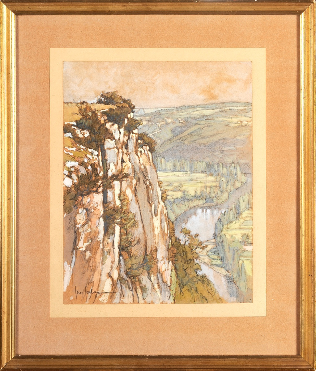 Georges Garbaye (1892-1979) Lot Valley-photo-2
