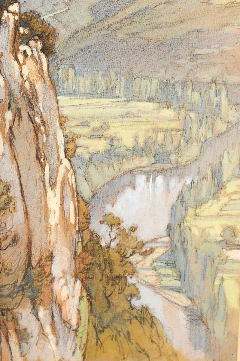 Georges Garbaye (1892-1979) Lot Valley-photo-3