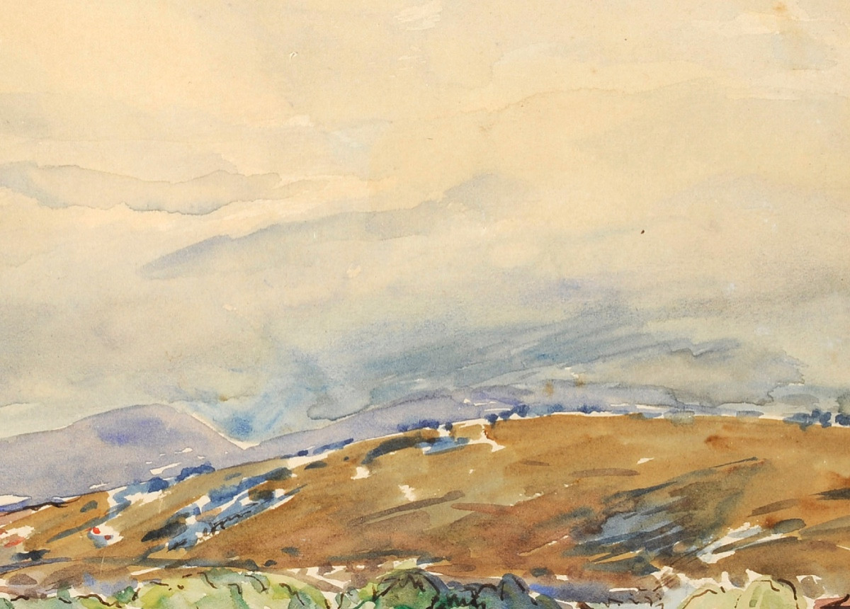 Gilbert-Privat (1892-1969) La Rune après l'orage Pays Basque-photo-4