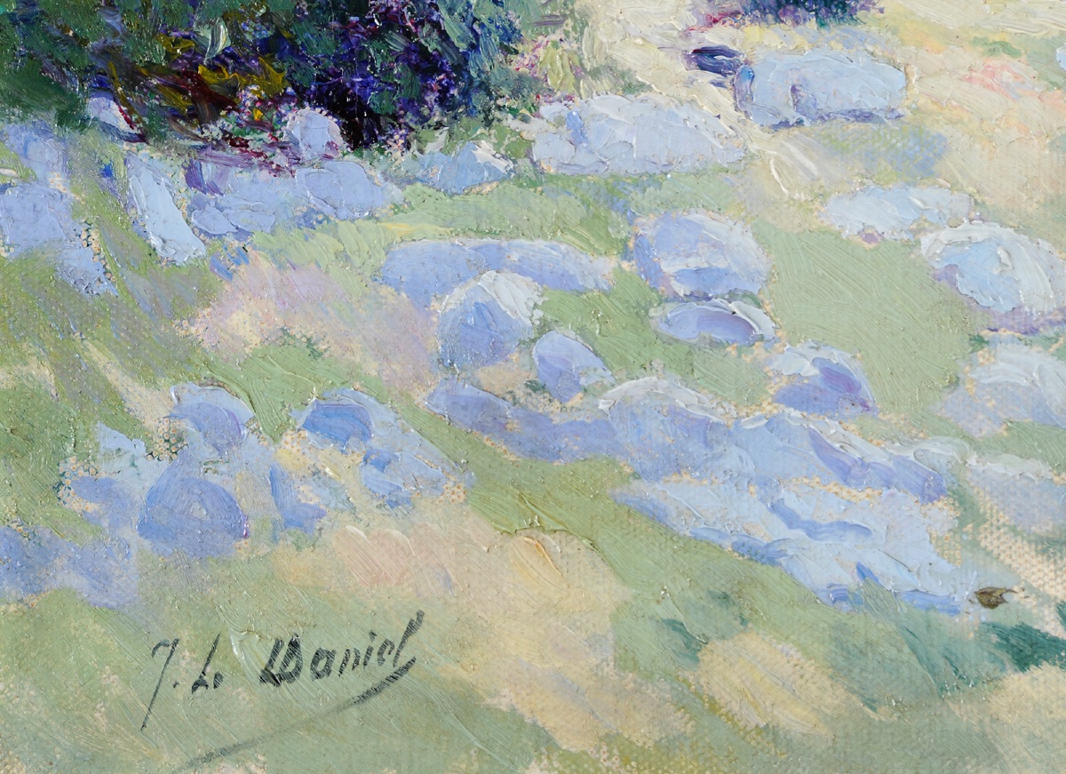 Jean-Louis Daniel (1861-1929) Paysage de Corrèze-photo-4