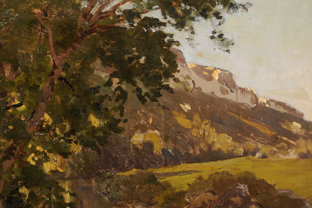 Louis Cabié (1853–1939) The Rock Of Cayre-vézère In Les Eyzies, Sarlat, Périgord, Dordogne-photo-3