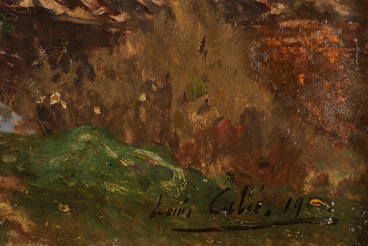 Louis Cabié (1853–1939) The Rock Of Cayre-vézère In Les Eyzies, Sarlat, Périgord, Dordogne-photo-4