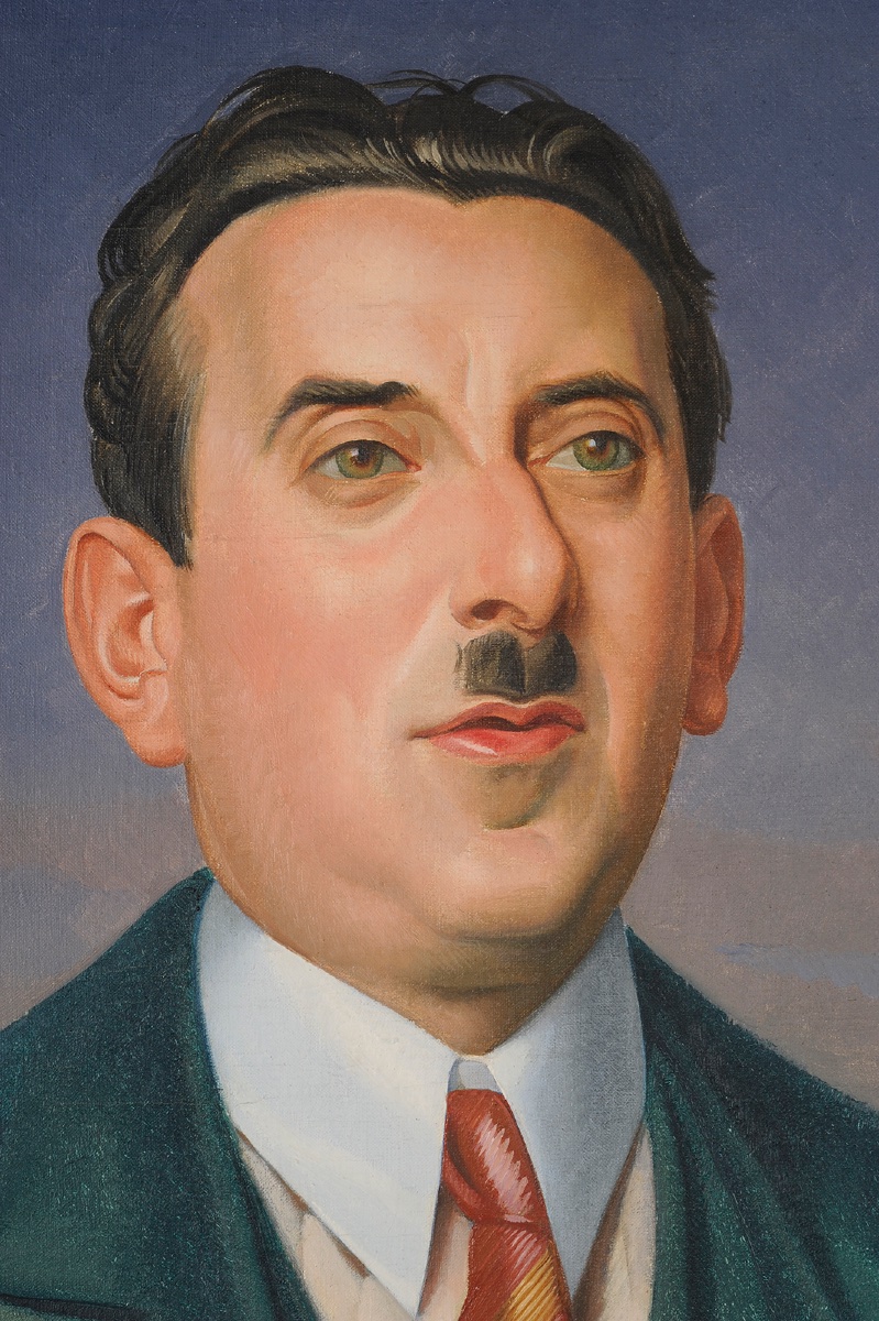 Jean Despujols (1886-1965) Portrait d’Henri Martin maire de Saint Médard en Jalles-photo-3