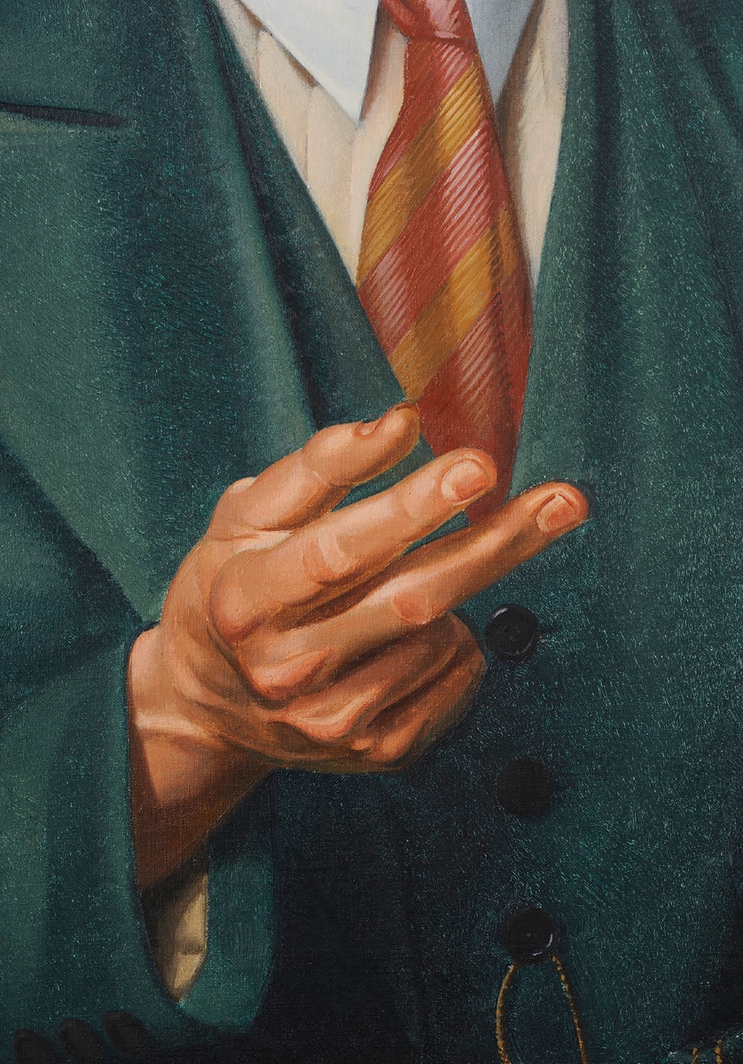 Jean Despujols (1886-1965) Portrait d’Henri Martin maire de Saint Médard en Jalles-photo-1