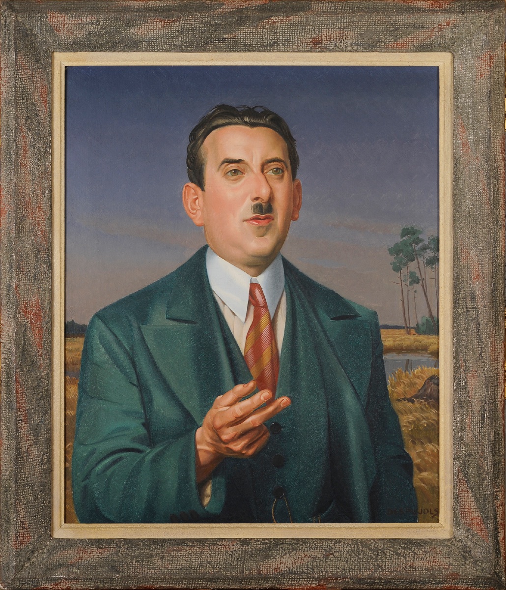 Jean Despujols (1886-1965) Portrait d’Henri Martin maire de Saint Médard en Jalles