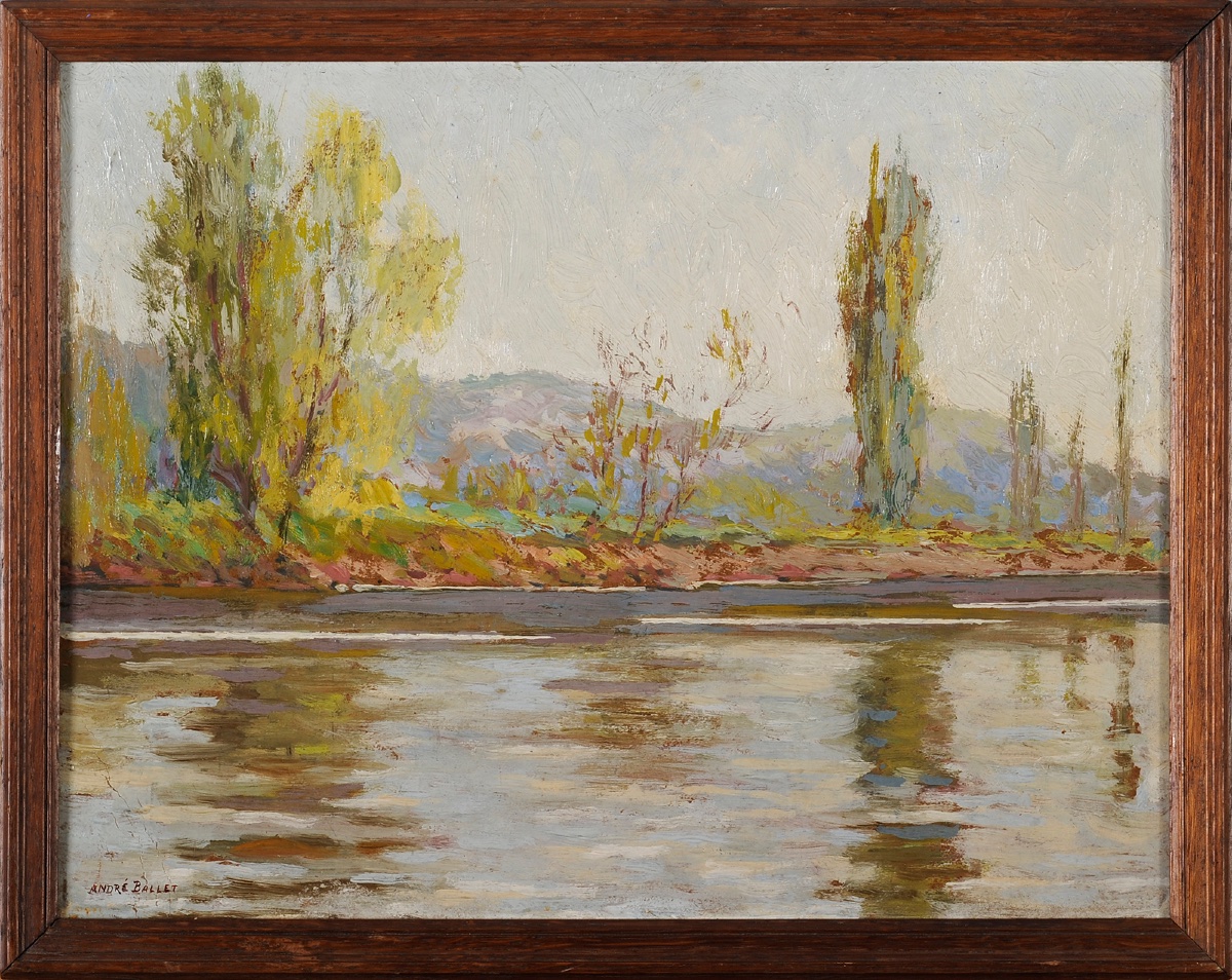 André Ballet (18851959) La Dordogne à Altillac près de Beaulieu Corrèze