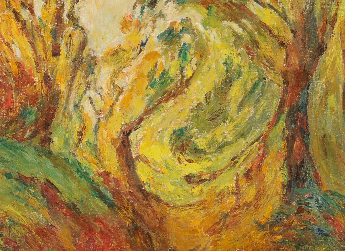André Prugent (1882–1965) Sunken Road, Périgueux, Dordogne, Périgord-photo-4