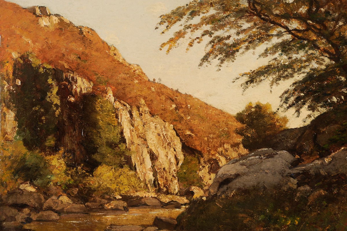 Louis Cabié (1853–1939) The Saut Du Loup On The Aumance River In Hérisson, Allier-photo-3