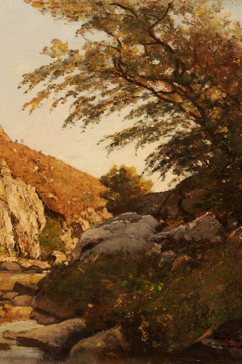 Louis Cabié (1853–1939) The Saut Du Loup On The Aumance River In Hérisson, Allier-photo-1