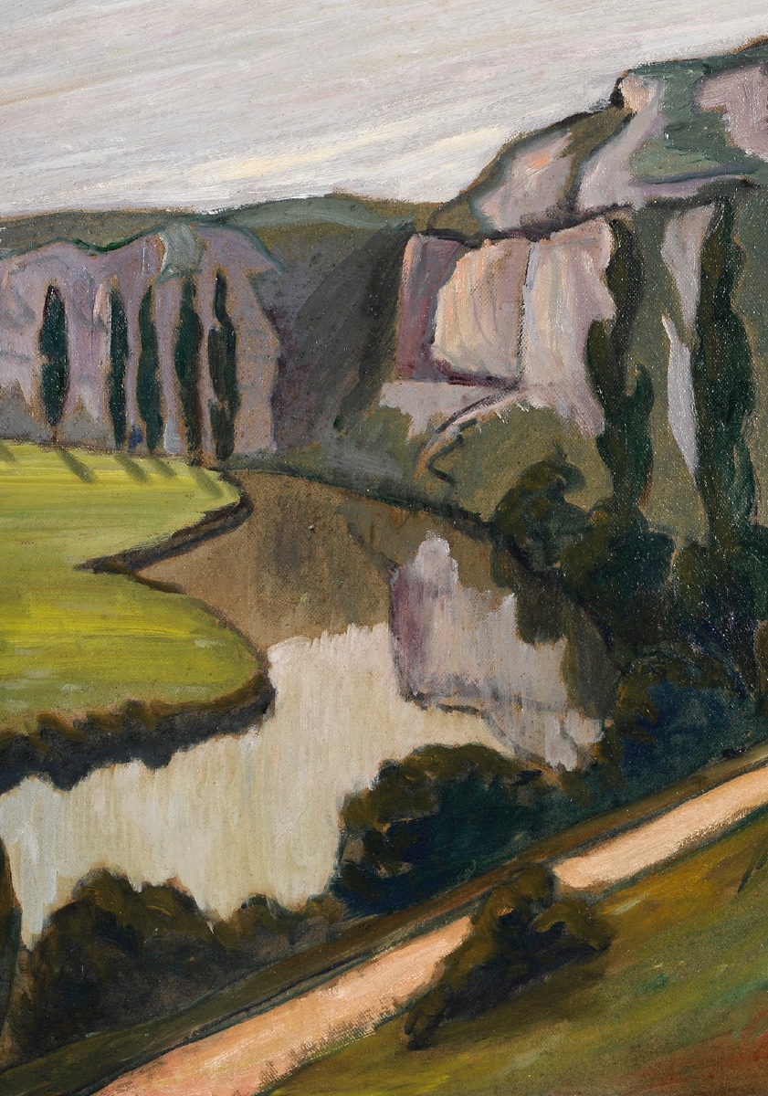 Alfred Bloy (1897–1986) Les Eyzies, Laugerie, And The Grand Roc, Vézère, Périgord-photo-3