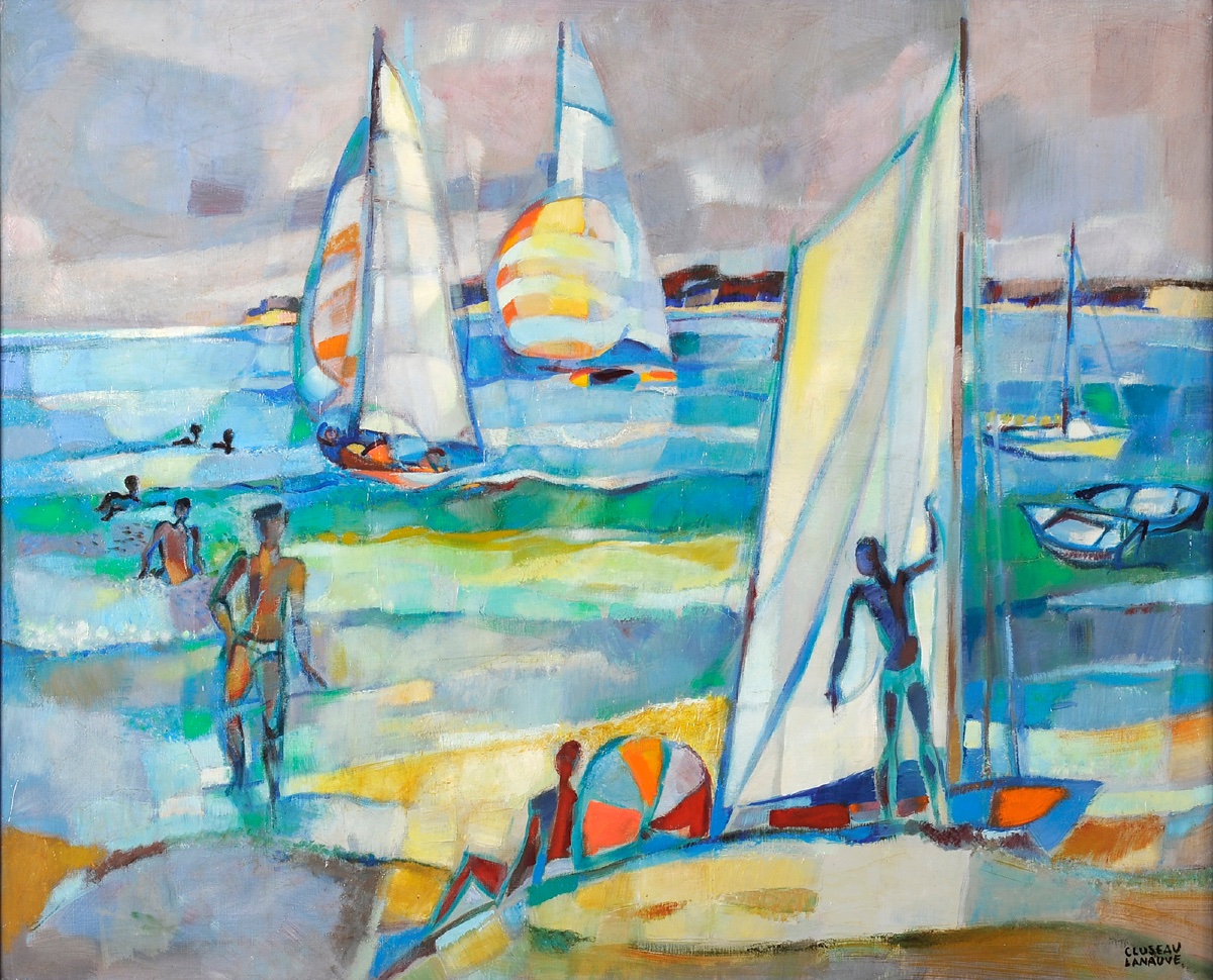 Jean Cluseau-lanauve (1914–1997) Seaside At Pyla, Arcachon, Seascape