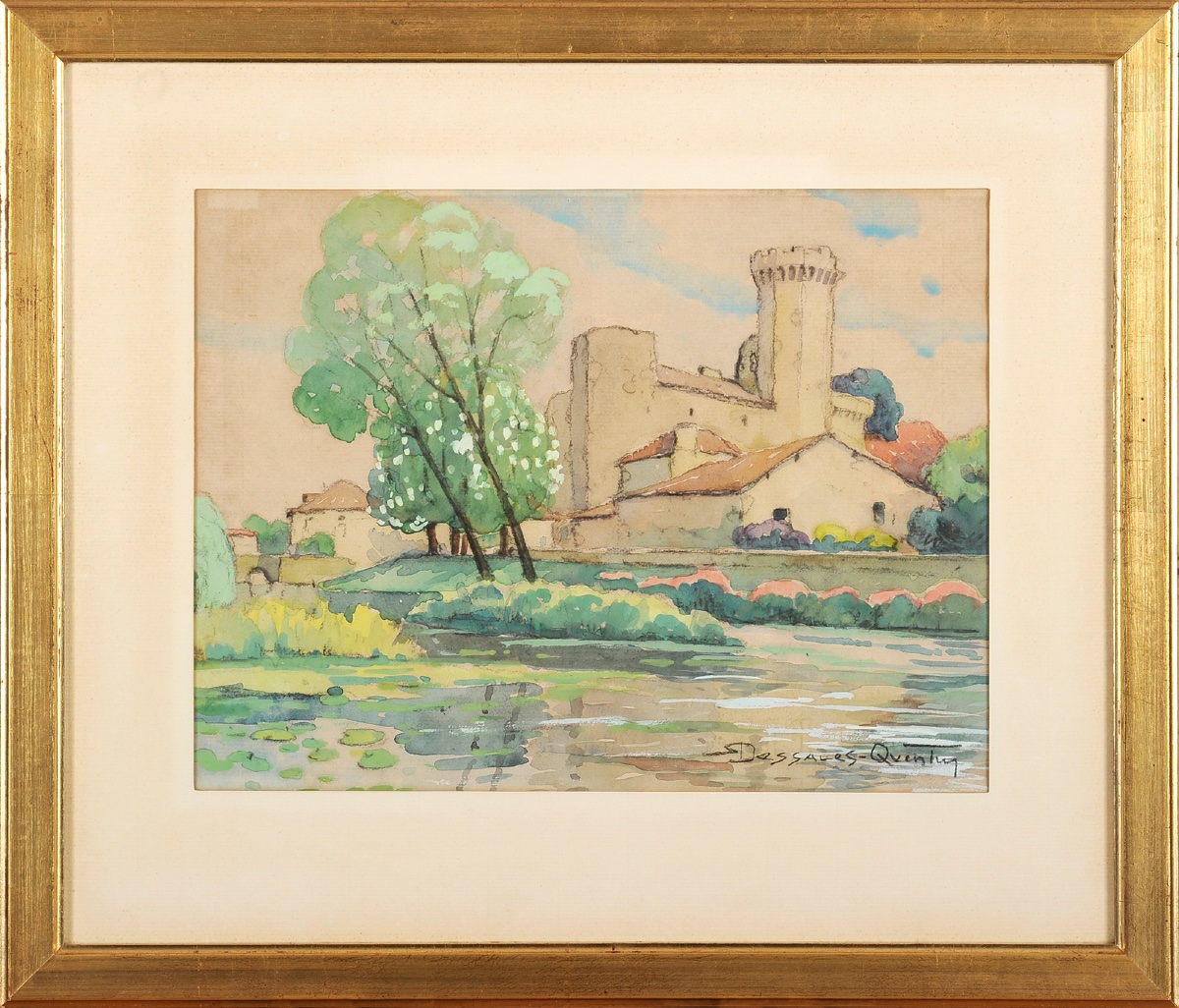 Robert Dessales-quentin (1885–1958) Bourdeilles, Dordogne, Périgord