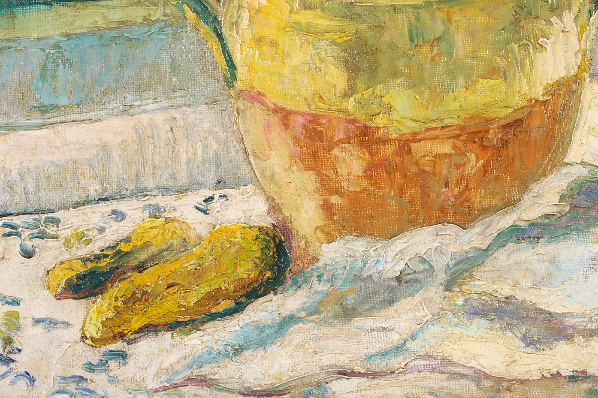 Marcel Fournier (1900-1979) La fenêtre Nature morte-photo-4