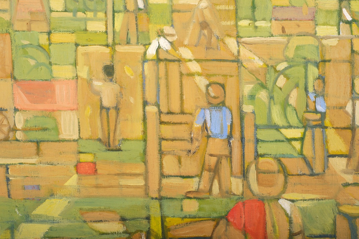 Hans Seiler (1907-1986) Les battages à La Roque Gageac en 1948-photo-3