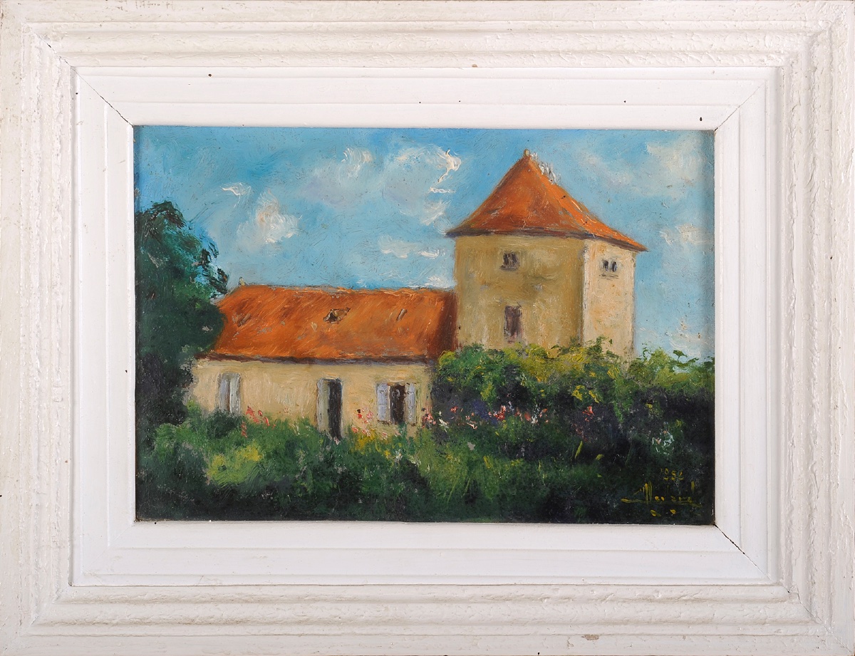 Camille Merlaud (1877–1957) The House With The Tower Dordogne Ribérac Verteillac-photo-2